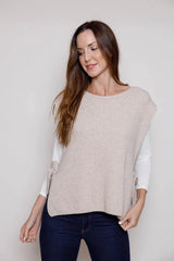FAHAD KNITTED TANK TOP WITH BOWS