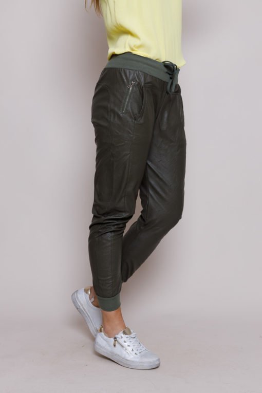 Pleather Jogger