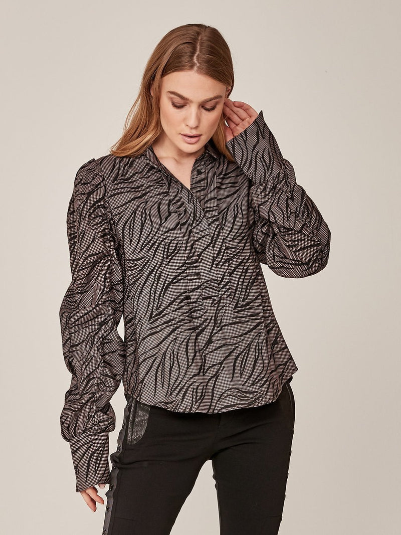 INAJA PATTERNED BLOUSE