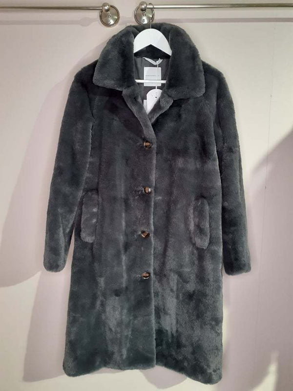 Zonna Long Faux Fur Coat  Rino & Pelle