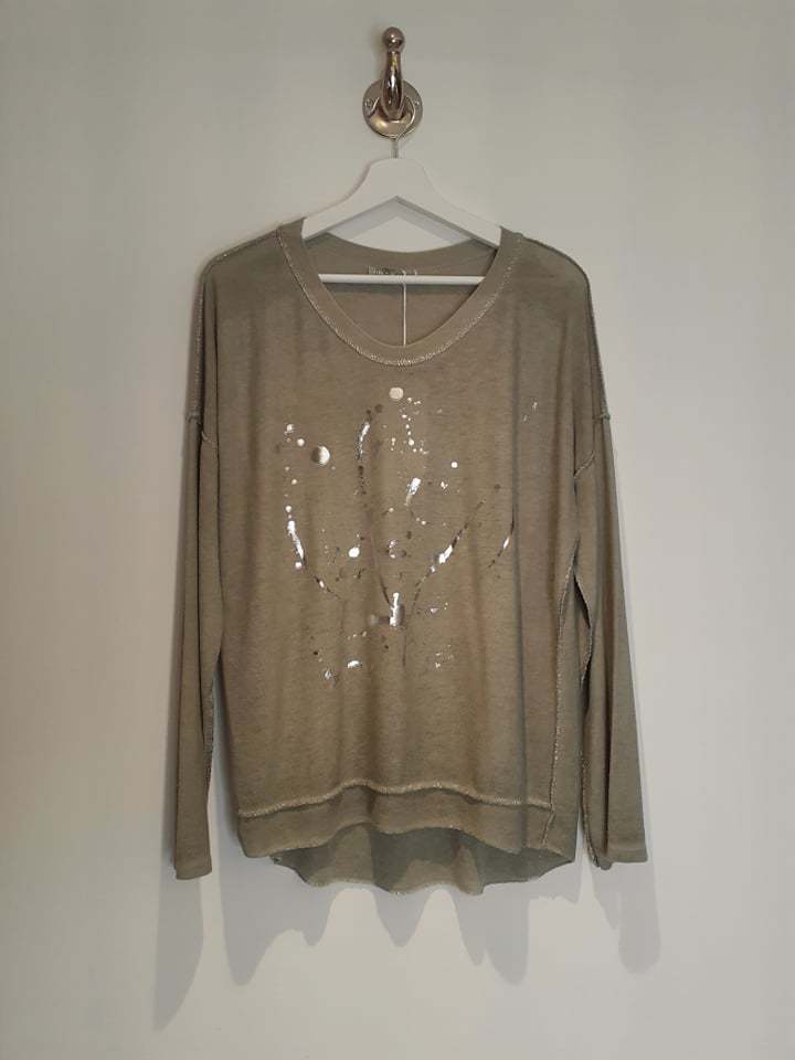 Silver Splash Knit 1354