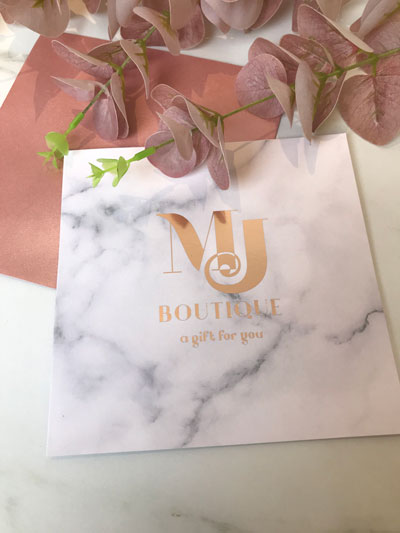 M J Boutique Gift Card