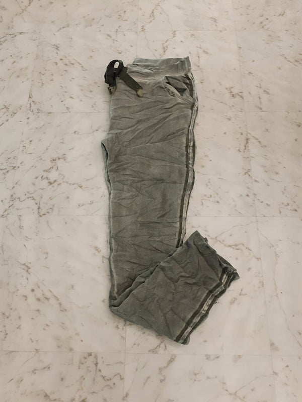 Suedette Magic Velvet Trim Pant