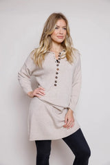 FANCY CASHMERE JUMPER DRESS