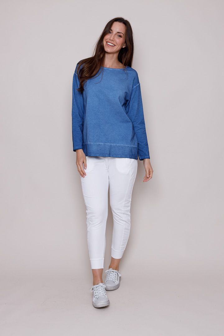 Jerry Jersey Top- Olive