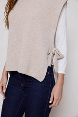 FAHAD KNITTED TANK TOP WITH BOWS